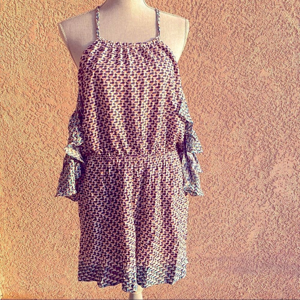 Anthropologie elevenses romper off the shoulder straps size large